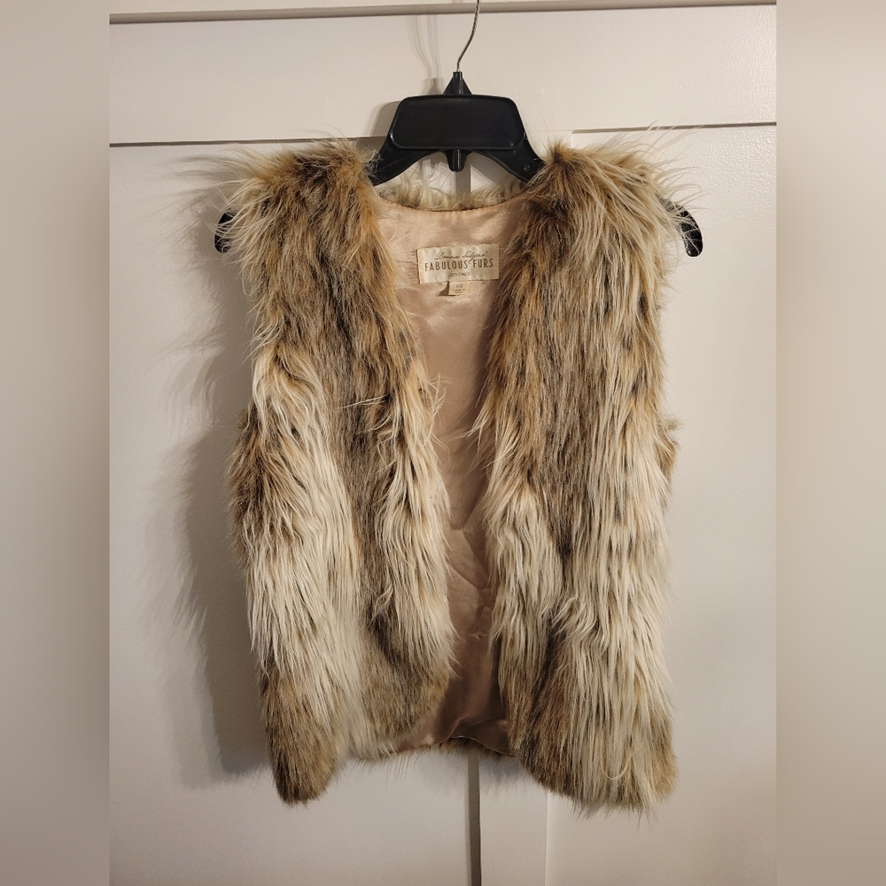 Beautiful faux fur vest